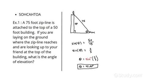 41 worksheet using trig ratios to solve word problems - Worksheet Master