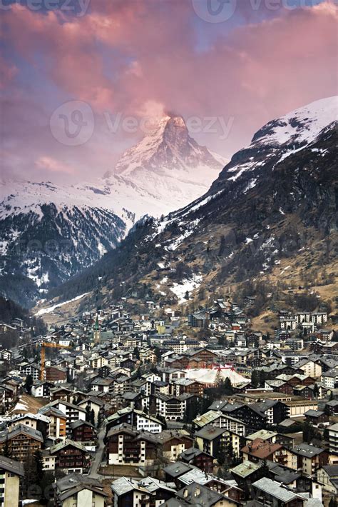 zermatt and matterhorn 933695 Stock Photo at Vecteezy