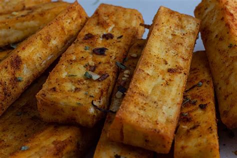 Oven Baked Crispy African Yam · eat well abi