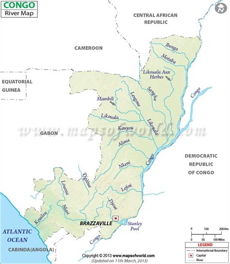 Ubangi River Map