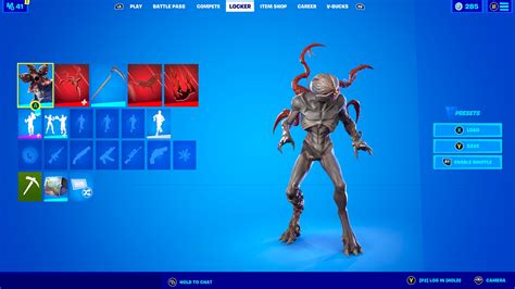 The back bling and glider goes so well with demogorgon! : r/FortNiteBR