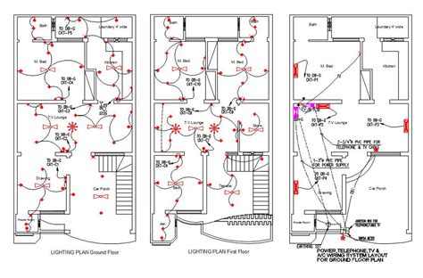 How To Draw An Electrical Floor Plan With Circuits - floorplans.click