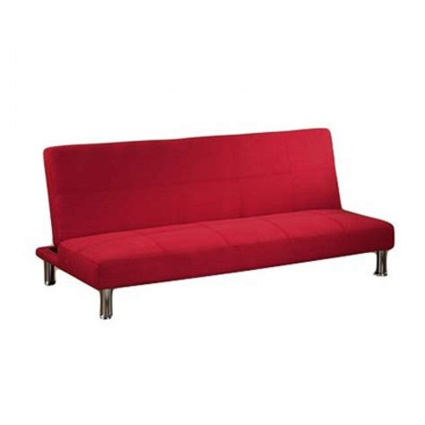 Klik-Klak Sofa Red Finish -$183 | Furniture, Red sofa, Futon