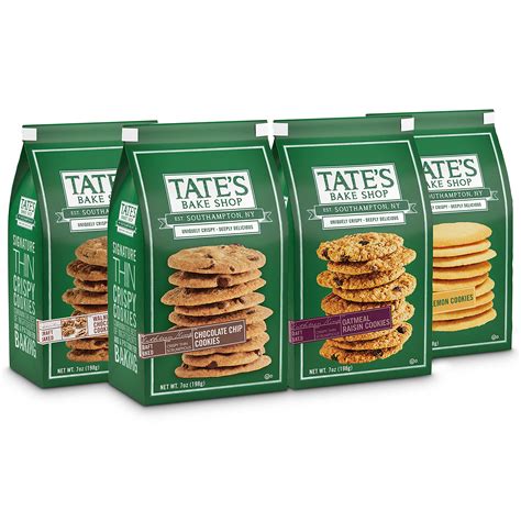 Buy Tate's Bake Shop Cookies Variety Pack, Oatmeal Raisin Cookies ...