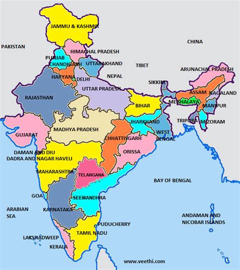 India Map States