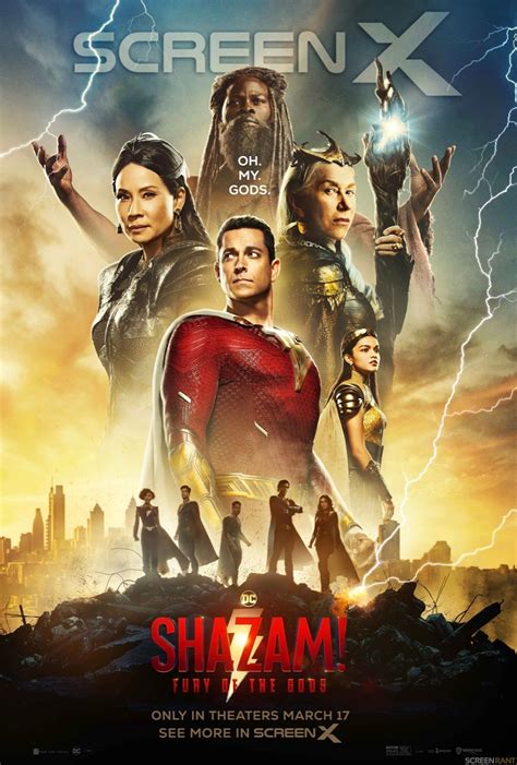 'Shazam! Fury of the Gods’ Gets Electric ScreenX Poster