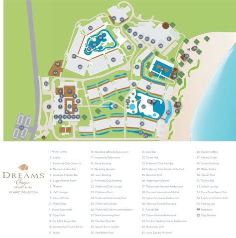 Resort Map | Dreams Onyx Resort & Spa | Punta Cana, D.R.