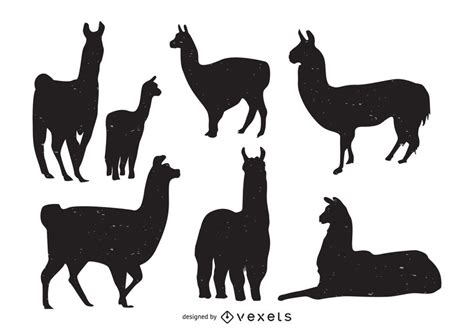 Llama Silhouette Vector at Vectorified.com | Collection of Llama ...