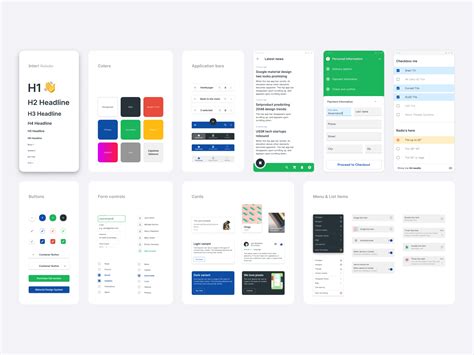 Material Design UI kit - Figma components & App templates - Free by ...