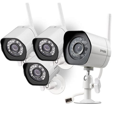 Amazon.com : Zmodo Wireless Security Camera System (4 pack) Smart HD ...