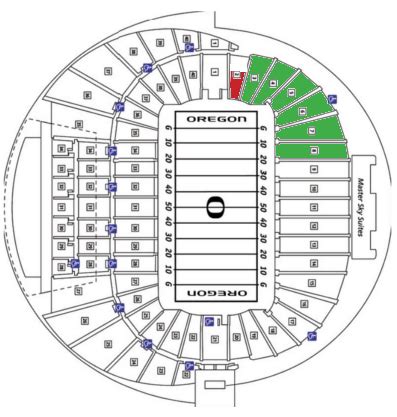 Autzen Stadium Seating Chart With Seat Numbers | Elcho Table