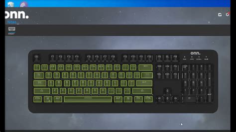 game onn keyboard keyboard color setting and Windows driver - YouTube