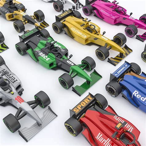 Formula Car Collection - 3D Model by nvere