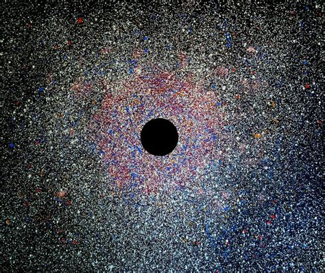 Black Hole Painting by Leo Raudys | Saatchi Art