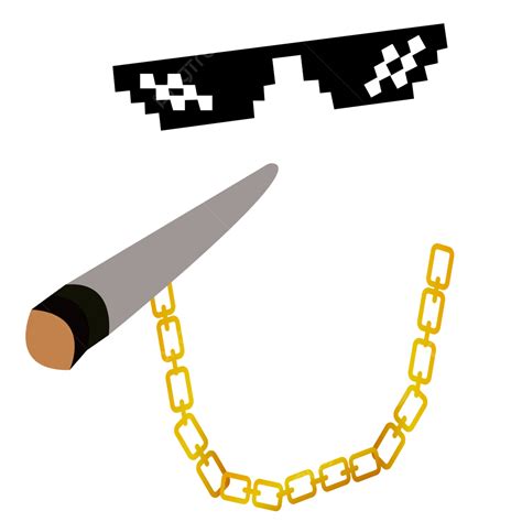 Thug Life Pixel Mlg Shades Glasses Vector Free, Thug Life, Thug Life ...