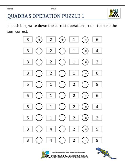 Grade 2 Math Puzzle Worksheets - Sara Battle's Math Worksheets