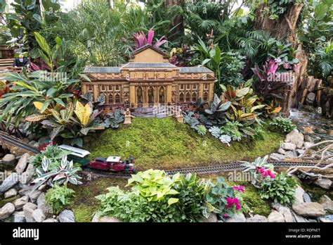 The Holiday Train Show in the Enid A. Haupt Conservatory is a seasonal ...