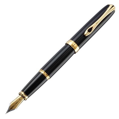 Diplomat Excellence A² Fountain Pen black/gold trim - The Writing Desk