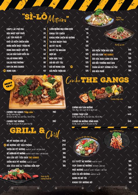 Menu The Gangs Central