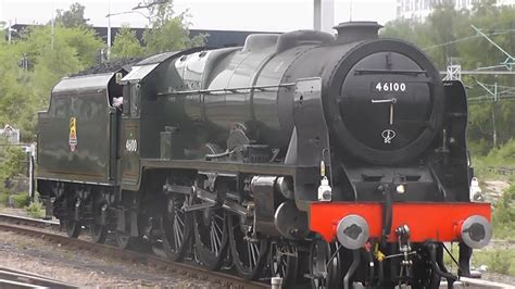 LMS Royal Scot Class 46100 Royal Scot on The Ynys Mon Express 28/5/16 ...