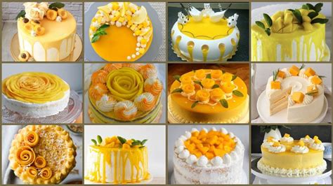 Amazing Mango Cake Decoration ideas || Mango Cake design for Birthday ...