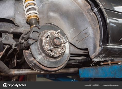 Car wheel repair, brake repair, car wheel and brake repair Stock Photo ...