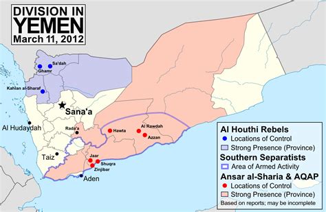 Map Update: Yemen Conflict - Political Geography Now