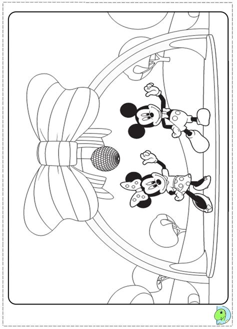 Mickey Mouse Clubhouse Coloring page- DinoKids.org