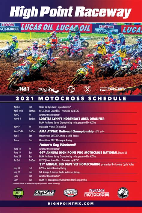 High Point Raceway 2021 Race Schedule Announced - Motor Sports NewsWire