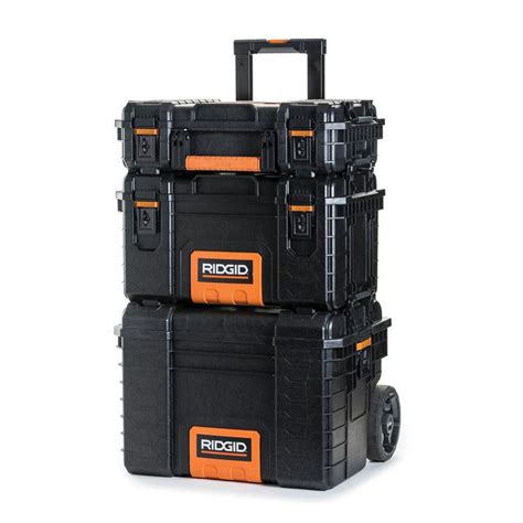 RIDGID PRO Gear Modular Tool Storage System (3-Piece) RIDGIDPRO3PCTSS ...