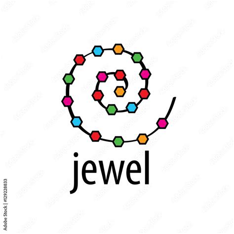 vector logo jewel Stock Vector | Adobe Stock