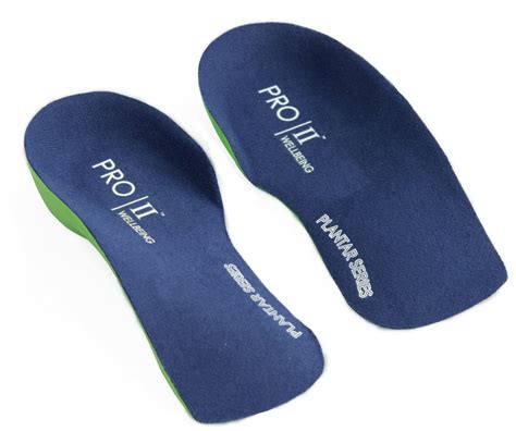 Pro 11 wellbeing 3/4 orthotic insoles fallen arches over pronation slim ...