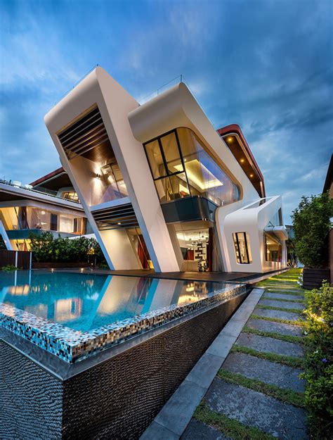 One of a Kind Modern Residential Villa in Singapore | iDesignArch ...