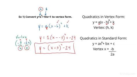 How To Change A Quadratic Equation Vertex Form - Tessshebaylo