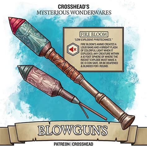 Weapon - Common First in my series of Blowguns, where I'm returning to ...