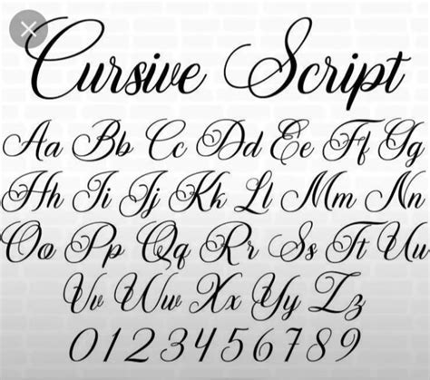 Cursive letters font wedding font cursive font cursive script etsy ...