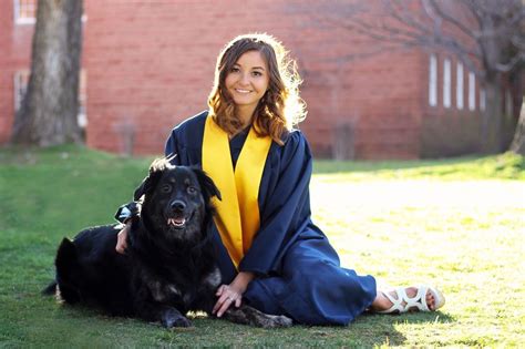 Graduation photos with dog - - #Dog #Graduation #photos | Graduation ...