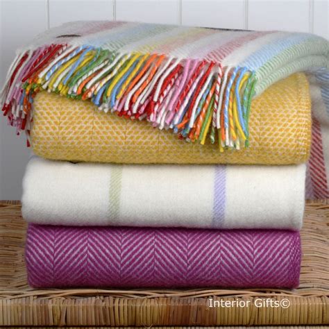 Wool Blankets & Throws in Pure New Wool by BRONTE BY MOON & Tweedmill ...