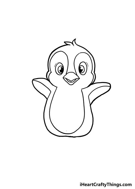 Penguin Drawings For Kids