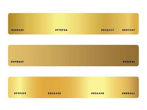 √ Gold Color Code Illustrator