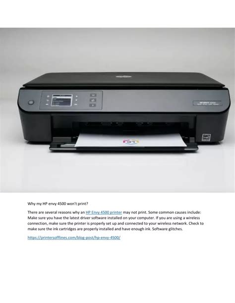 PPT - Why my HP envy 4500 won't print? PowerPoint Presentation, free ...