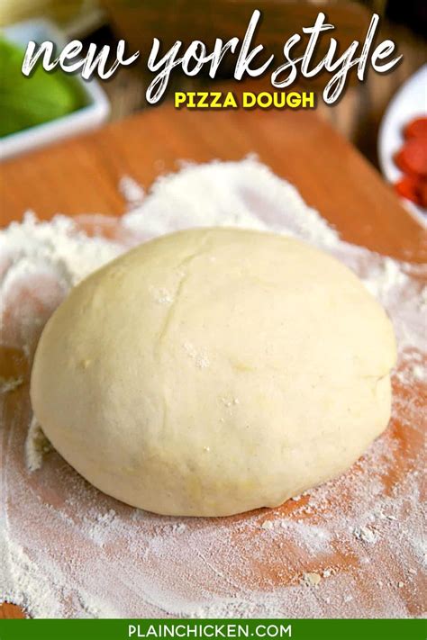 New York Style Pizza Dough - Plain Chicken