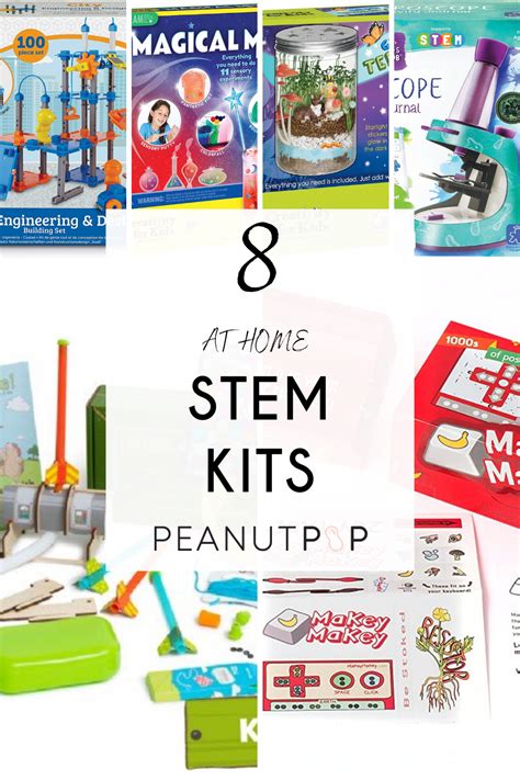 8 STEM Kits to Use at Home | PeanutPop | Stem kits, Science kits, Math ...