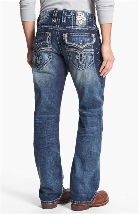 Rock Revival 'Eldon' Bootcut Jeans (Medium Blue) | Nordstrom