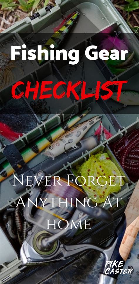 Fishing gear checklist never forget anything at home again – Artofit