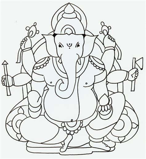 Lord Ganesha Drawing at GetDrawings | Free download