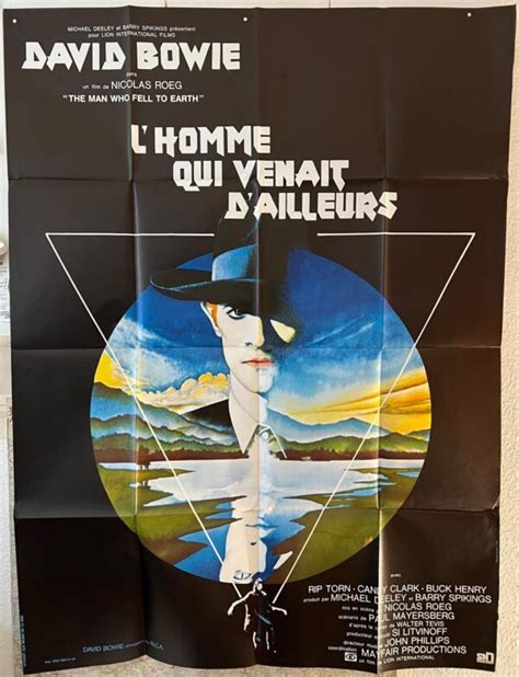 The Man Who Fell To Earth Original French Poster - Blue Robin Collectables