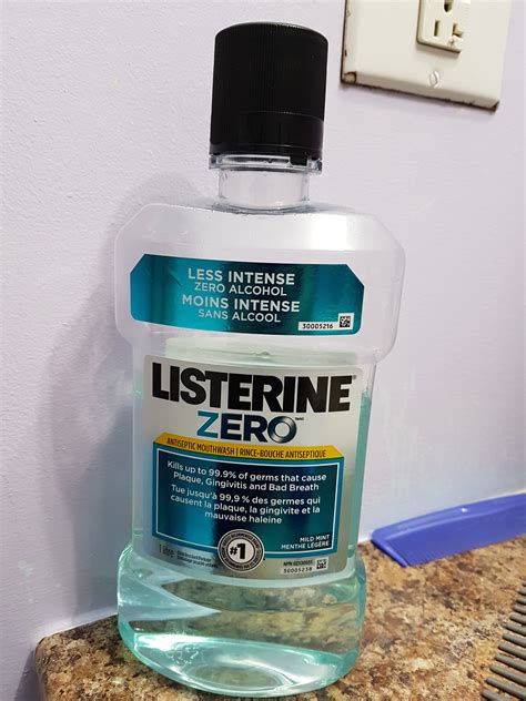 Listerine ZERO Antiseptic Mouthwash reviews in Mouthwashes and Rinses ...