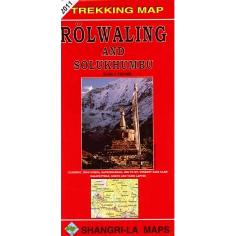 Rolwaling and Solukhumbu Trekking Map (CMW413) - Shangri-La Maps