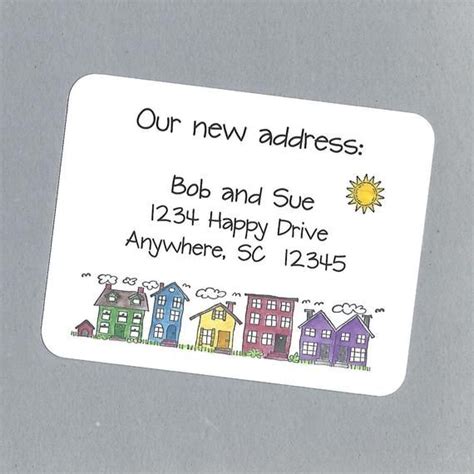 Change of Address Cards Custom Moving Cards New Address - Etsy | New ...